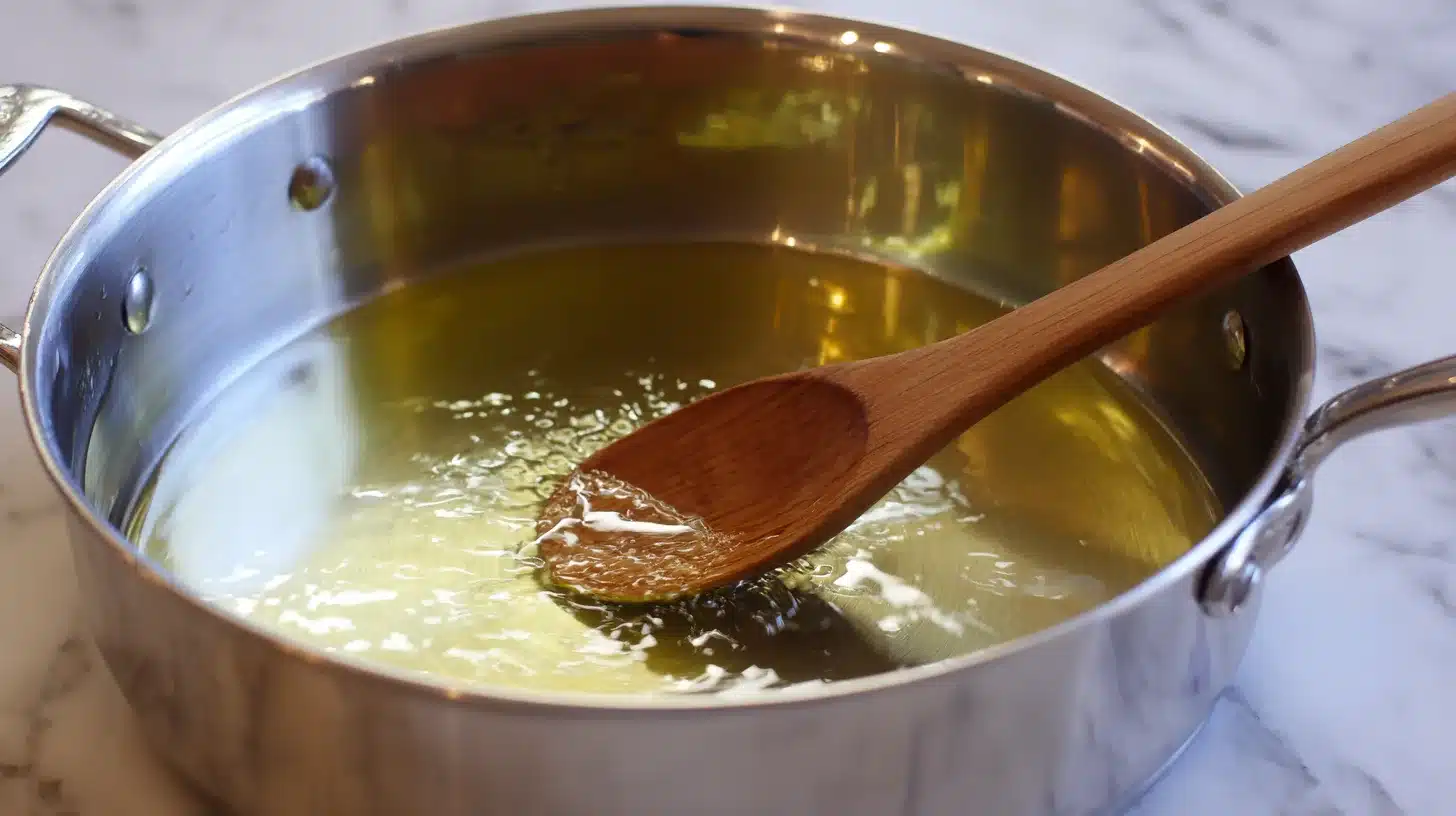  Spicy chipotle chicken soup begins with hot olive oil