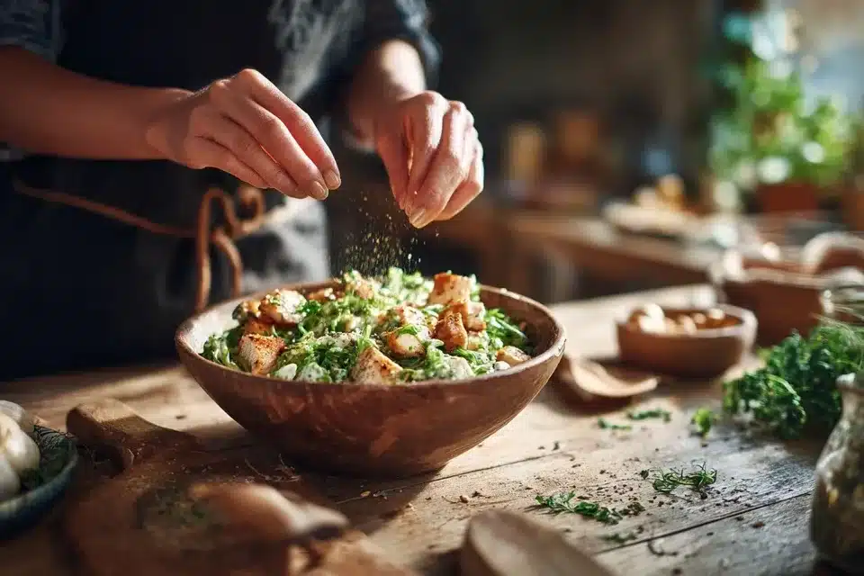 seasoning chicken salad with cottage cheese