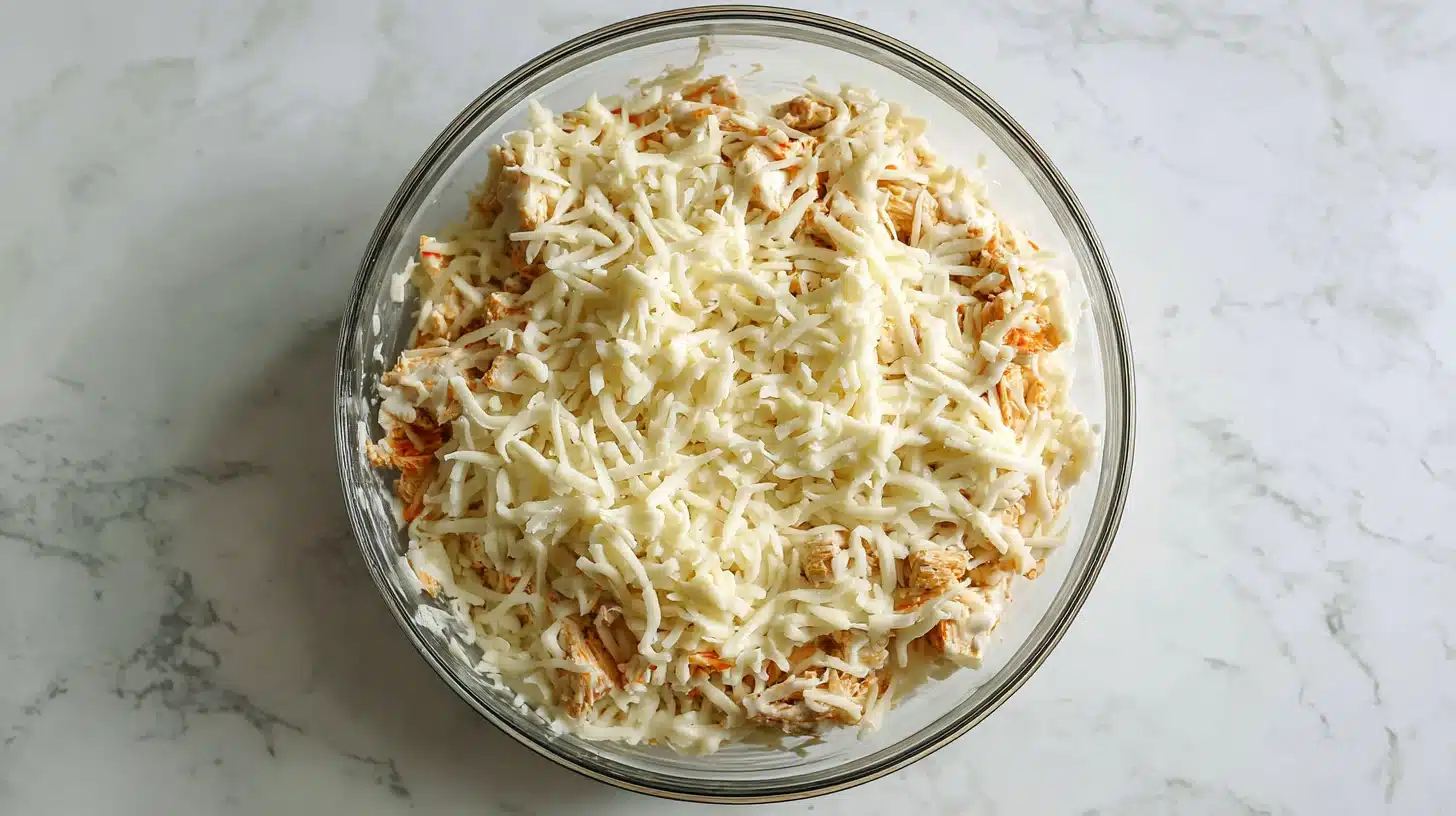 Adding chicken to buffalo chicken dip healthy recipe