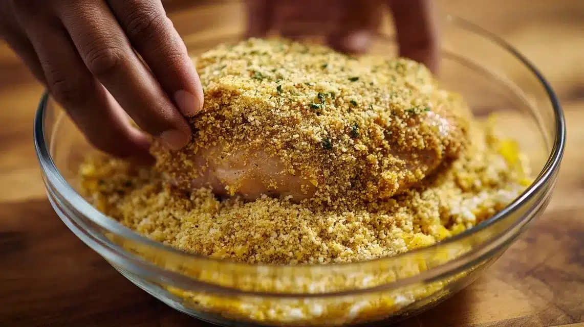 Breadcrumb topping for hellmann's parmesan crusted chicken