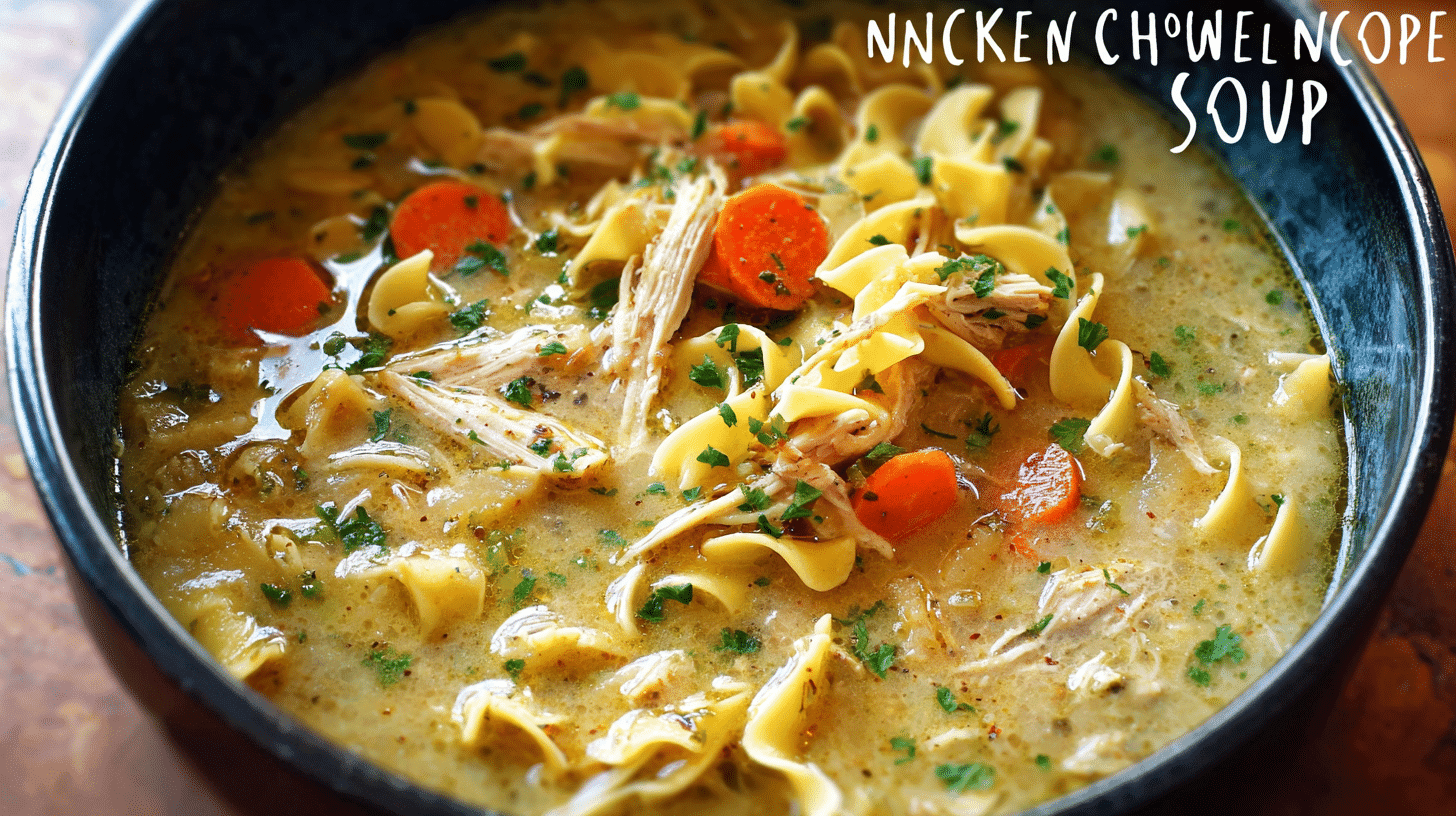 Slow Cooker Chicken Noodle Soup
