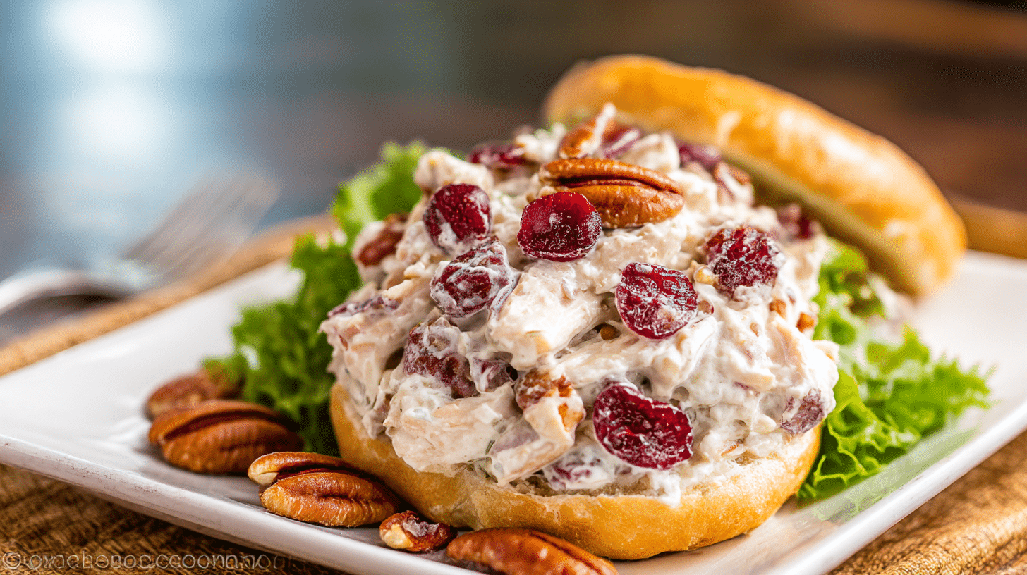 Cranberry Pecan Chicken Salad