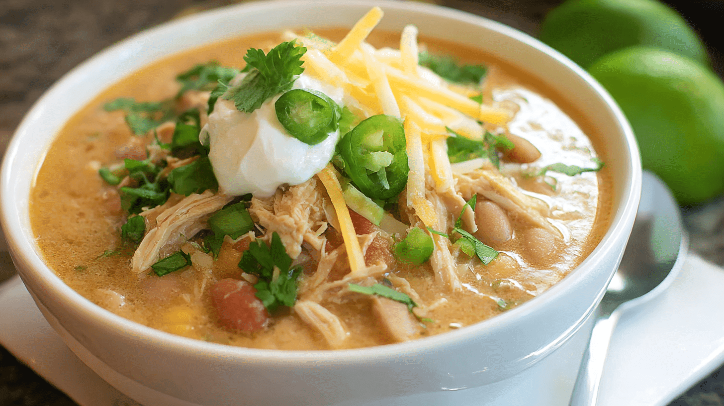 White Chili Chicken Recipe Crockpot