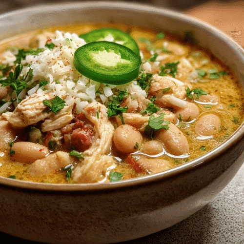 Cajun White Chicken Chili