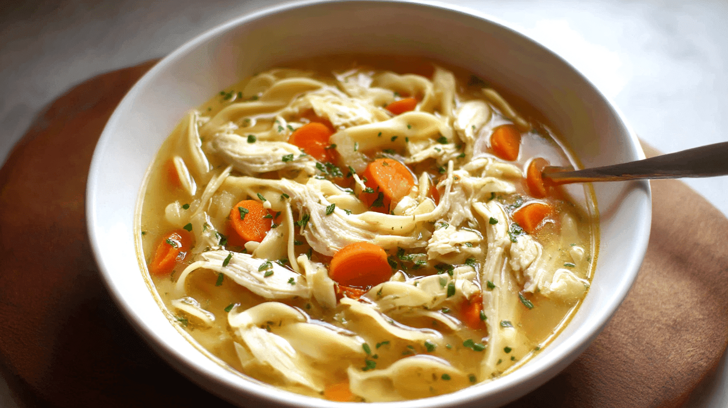 Simple Chicken Noodle Soup Recipe