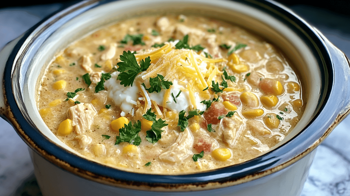 Crockpot White Chicken Chili Easy