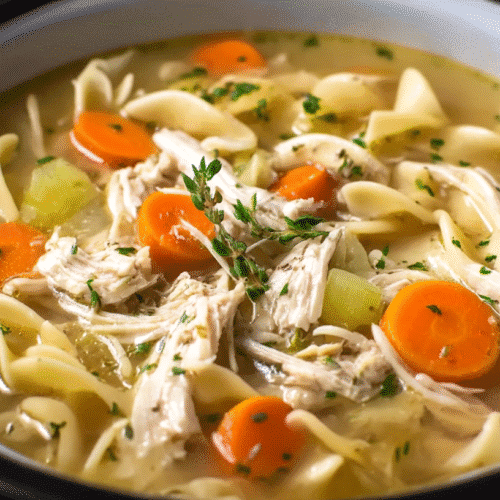 healthy crockpot chicken noodle soup recipes