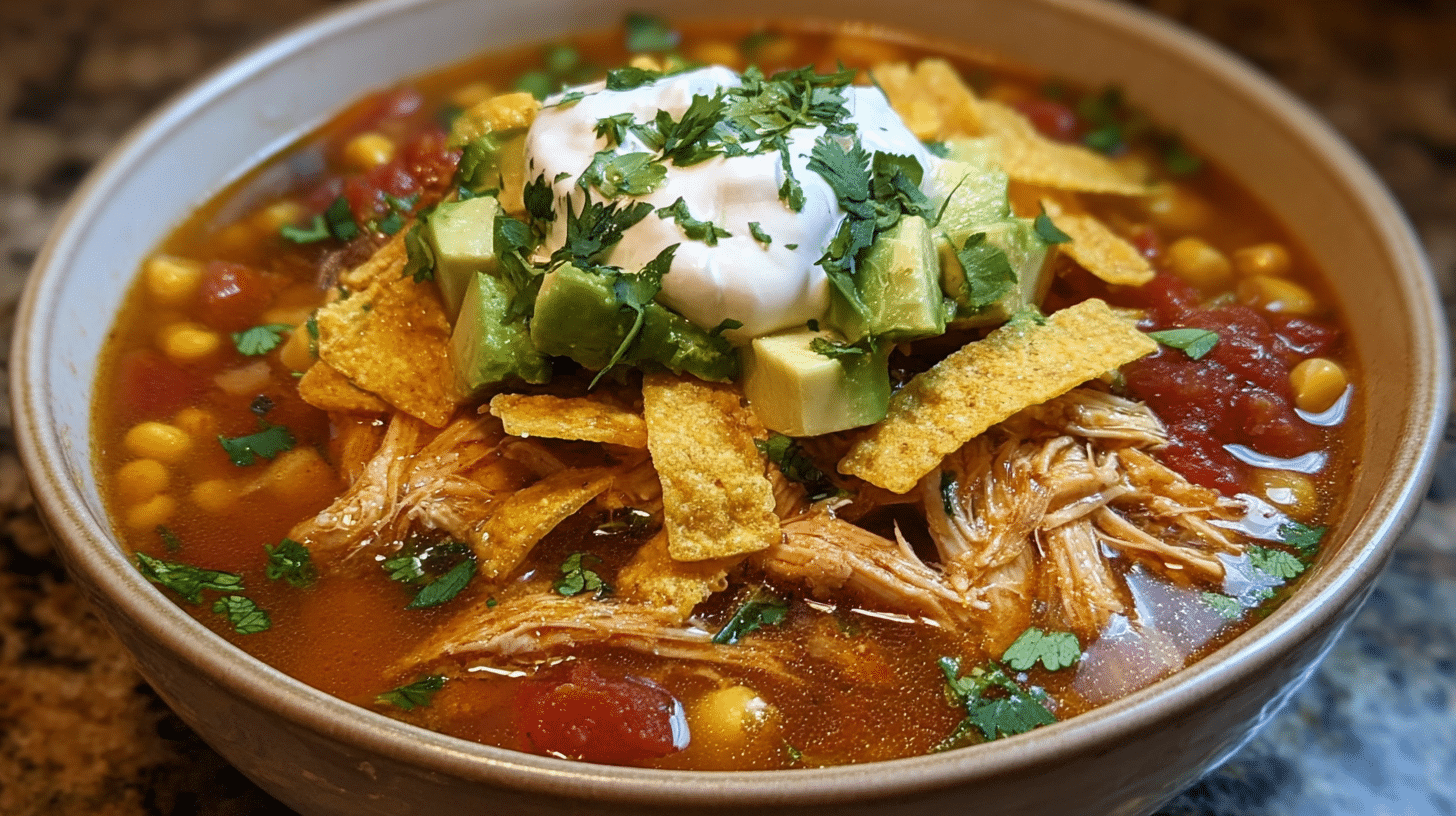 Instant Pot Chicken Tortilla Soup