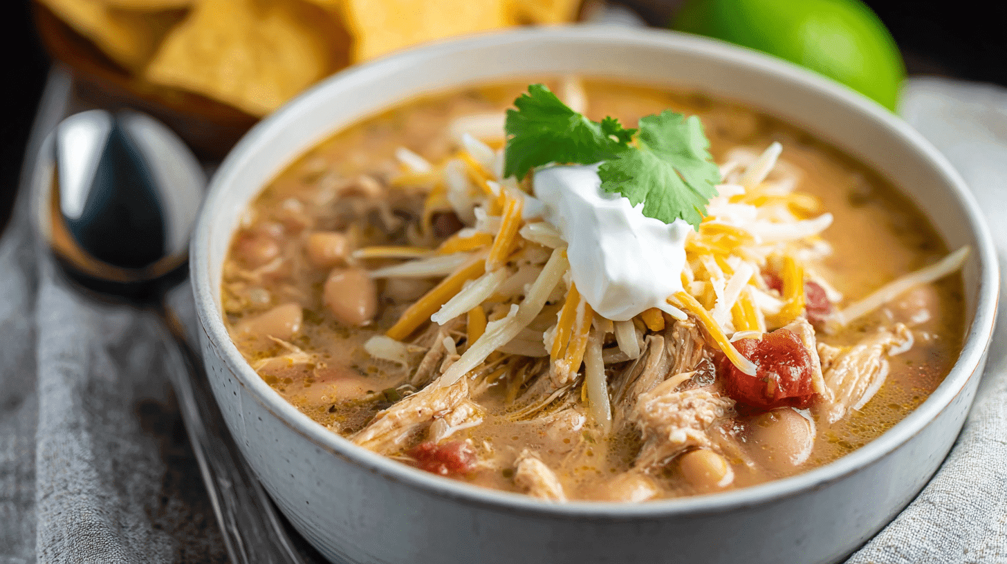 Crock Pot White Chicken Chili