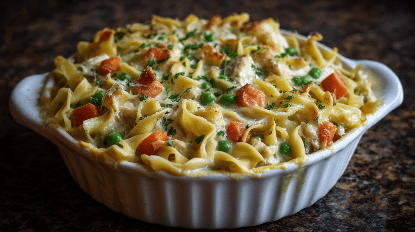 Chicken Pot Pie With Egg Noodles