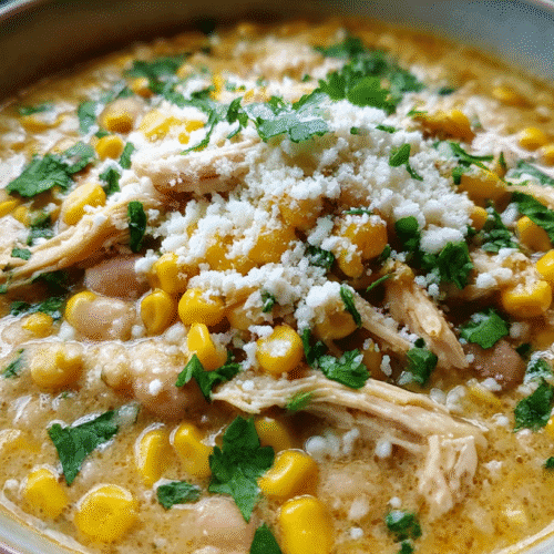 Mexican Street Corn White Chicken Chili