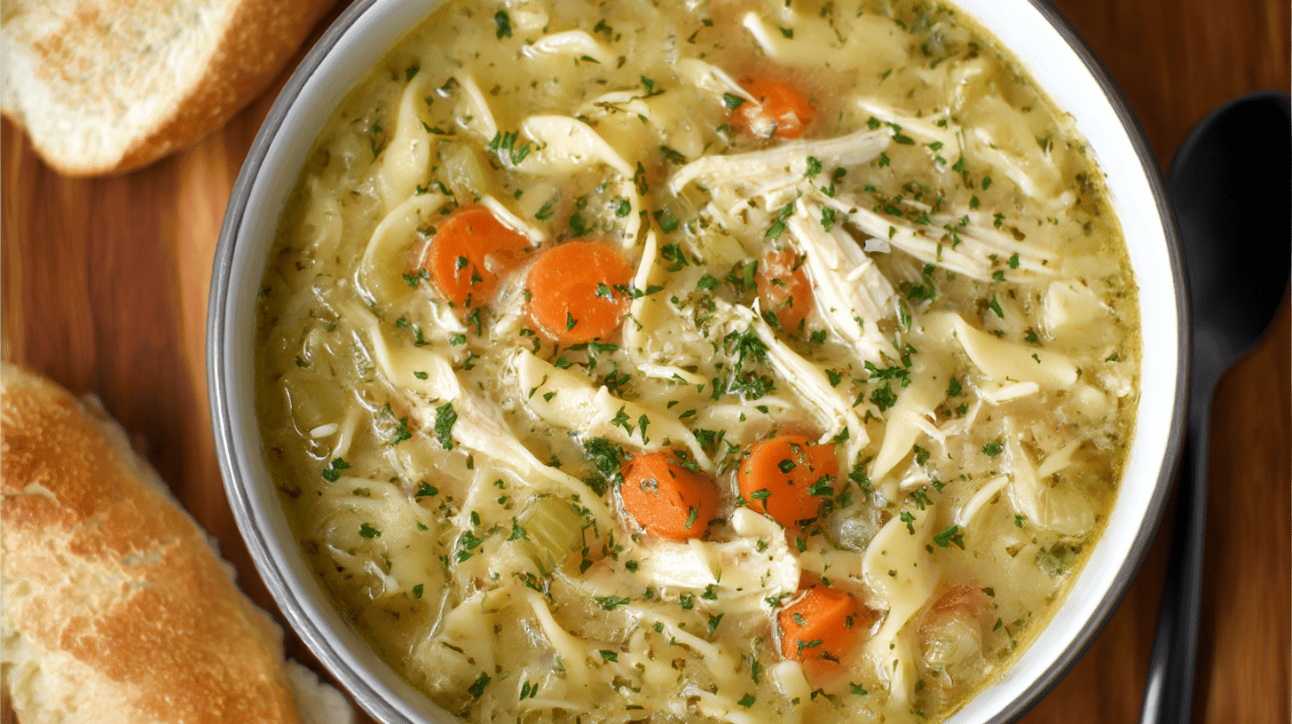 Homemade Chicken Noodle Soup Crockpot