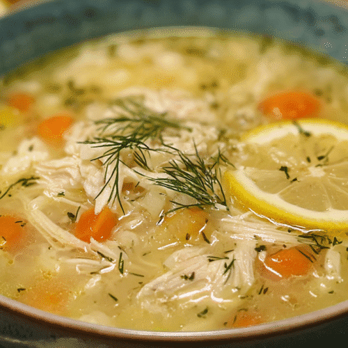 Greek Lemon Chicken Soup
