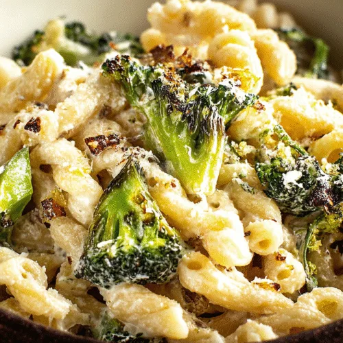 creamy boursin broccoli pasta