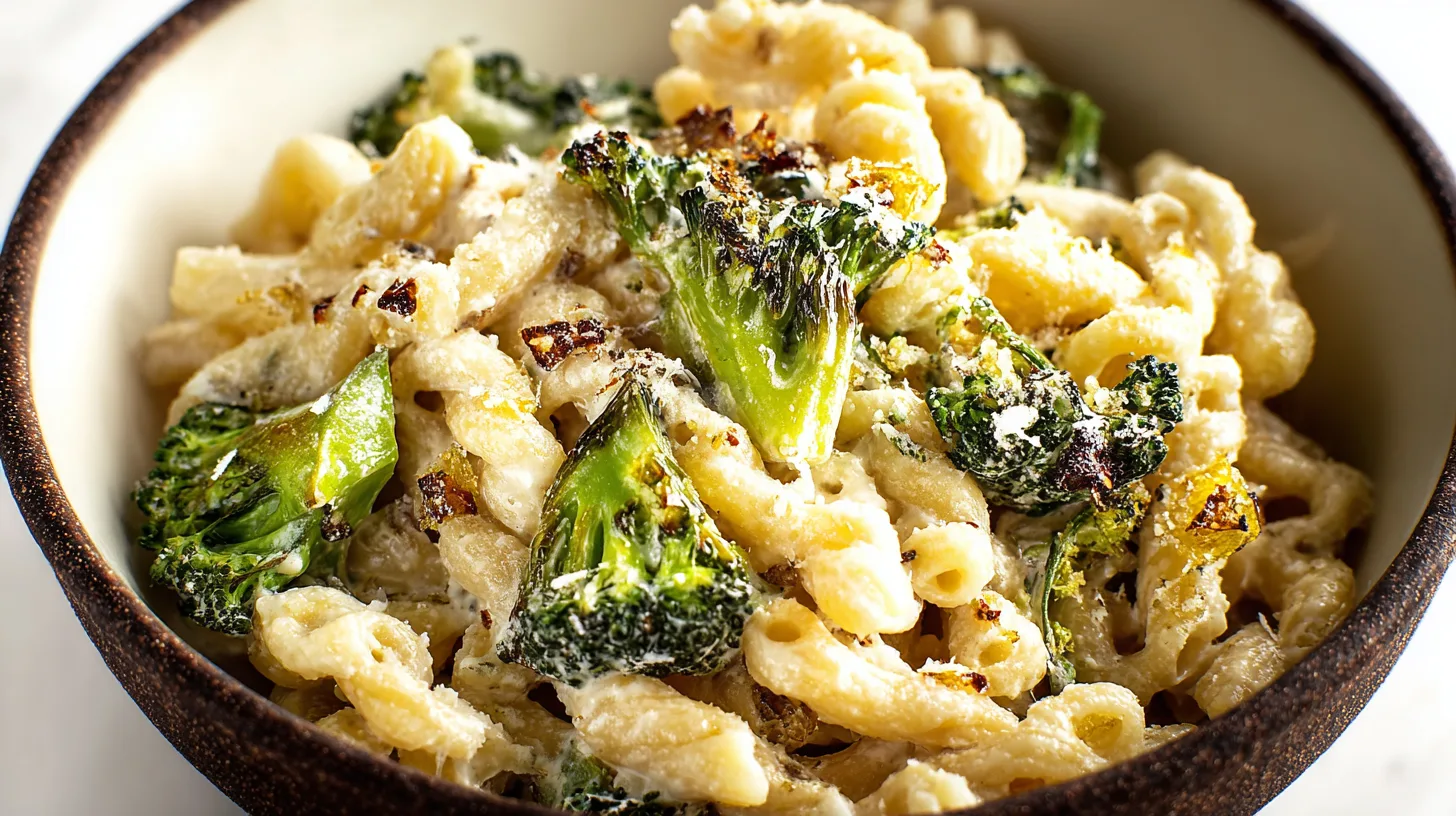 creamy boursin broccoli pasta