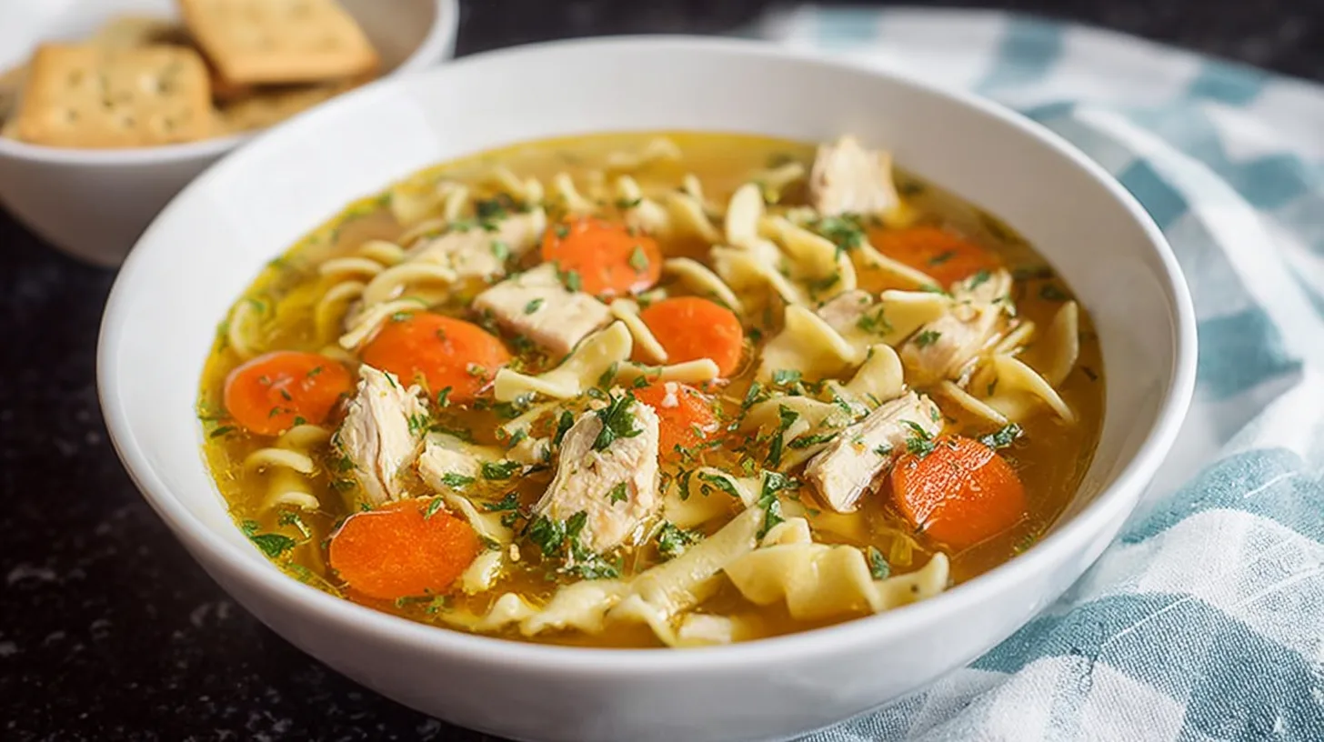 homemade chicken noodle soup instant pot