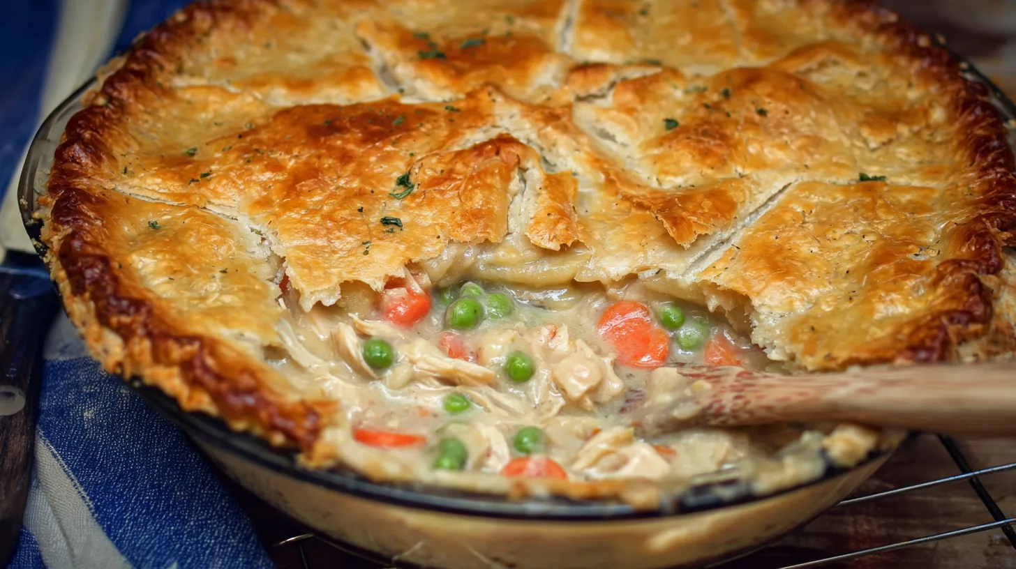 easy chicken pot pie with rotisserie chicken 2025