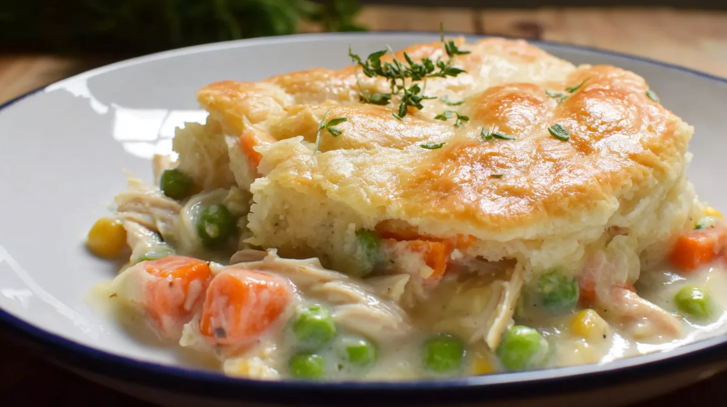 chicken pot pie with rotisserie chicken