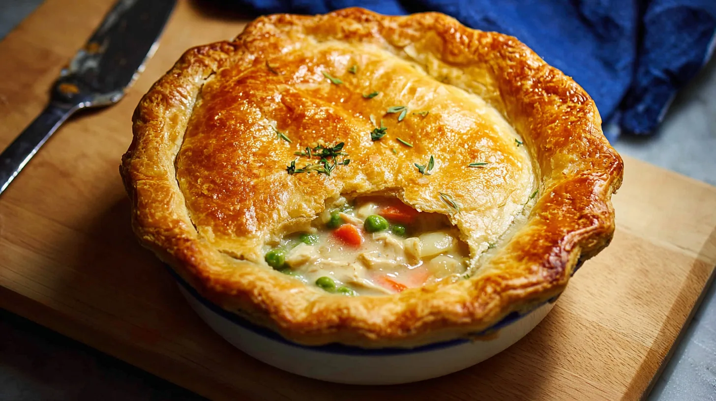 chicken pot pie with potatoes