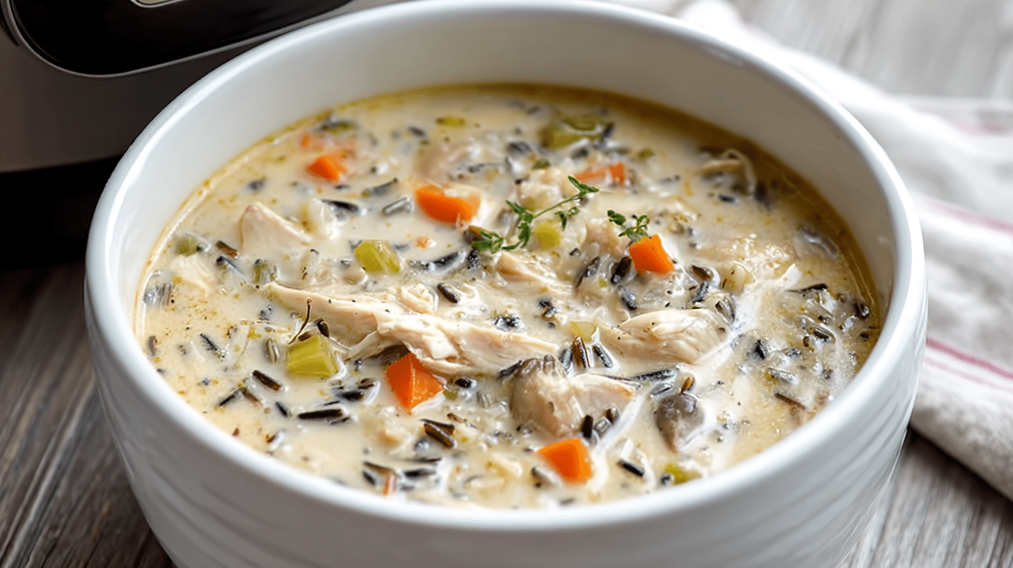 Chicken Wild Rice Soup Instant Pot
