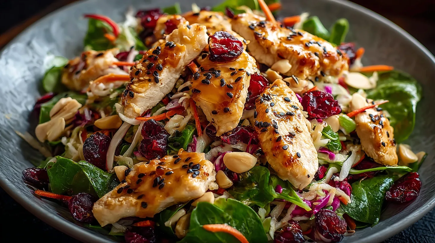 Asian Chicken Cranberry Salad recipe epic