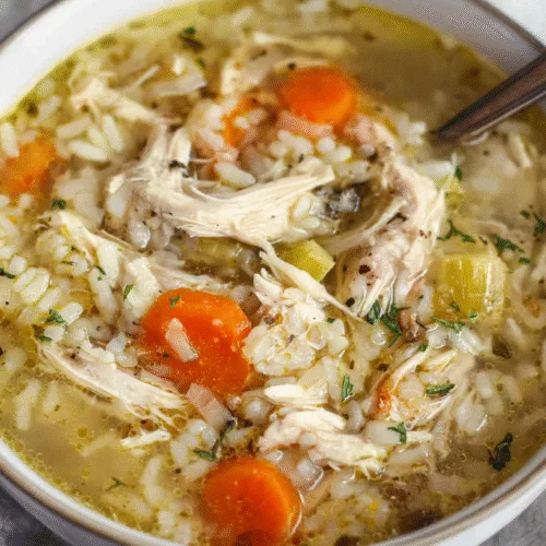Chicken Rice Soup Instant Pot
