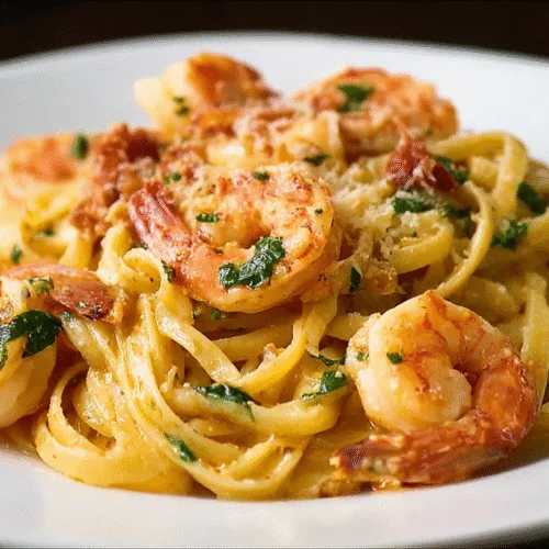shrimp pasta for date night