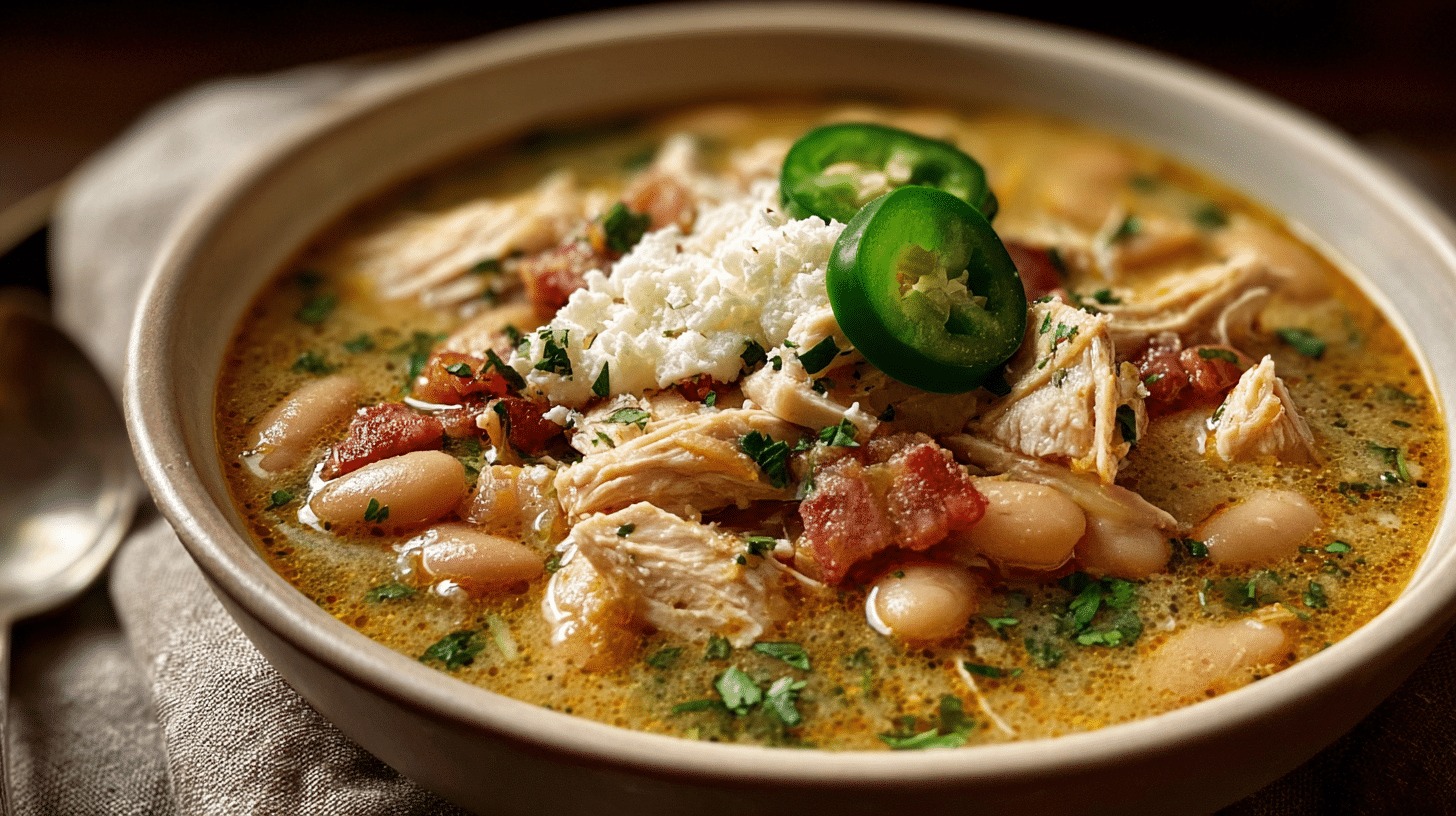 Cajun White Chicken Chili