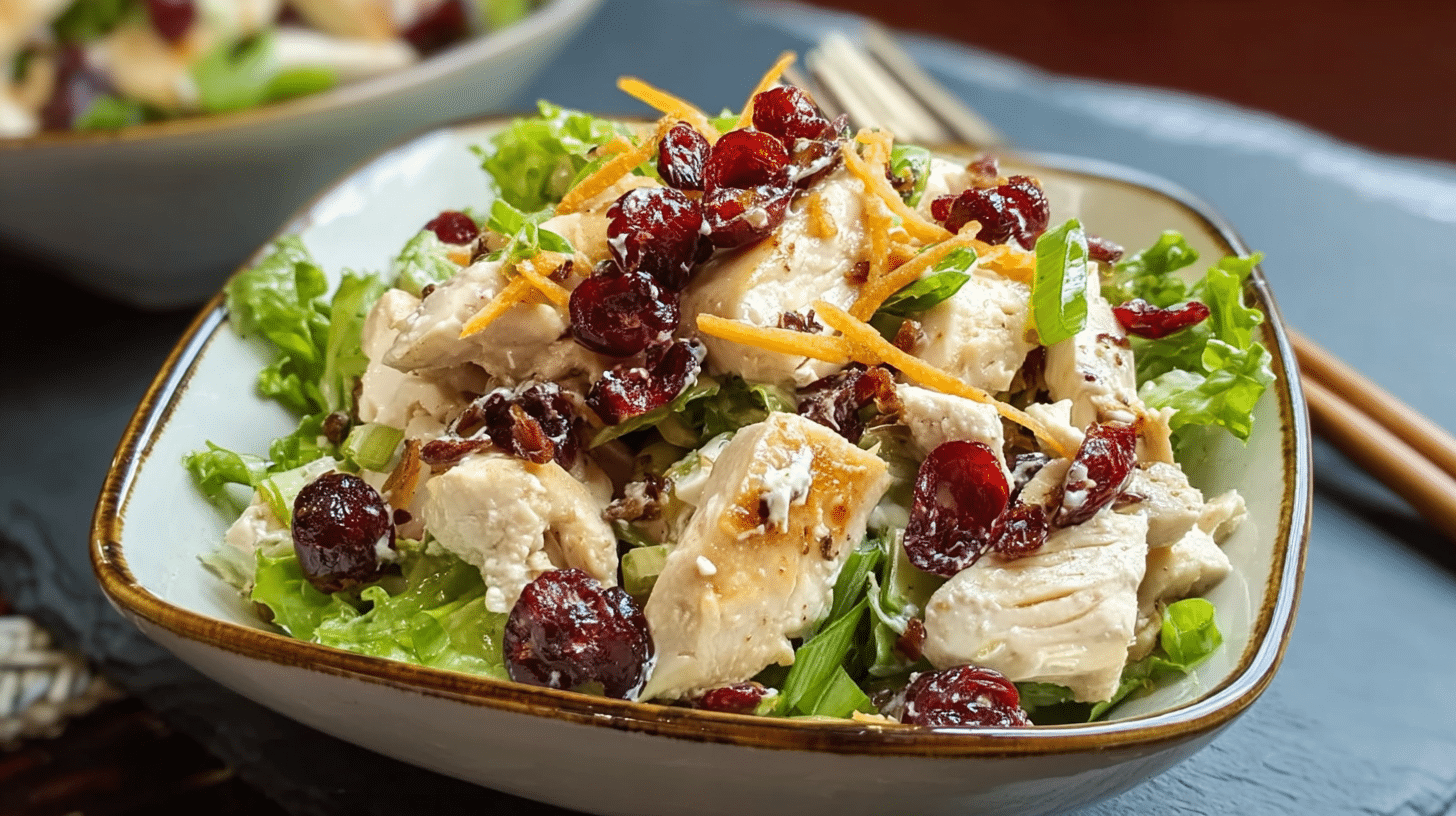 Cranberry Almond Chicken Salad