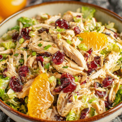 Asian Cranberry Chicken Salad