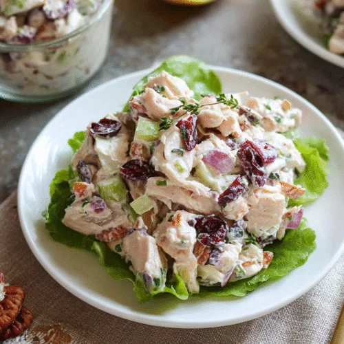 Cranberry Almond Chicken Salad