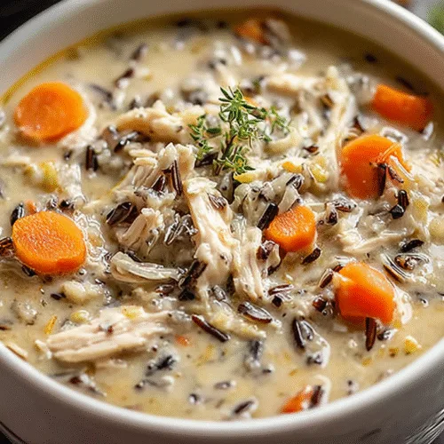 Instant Pot Chicken Wild Rice Soup