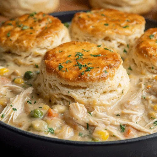Chicken Pot Pie Recipe With Biscuits