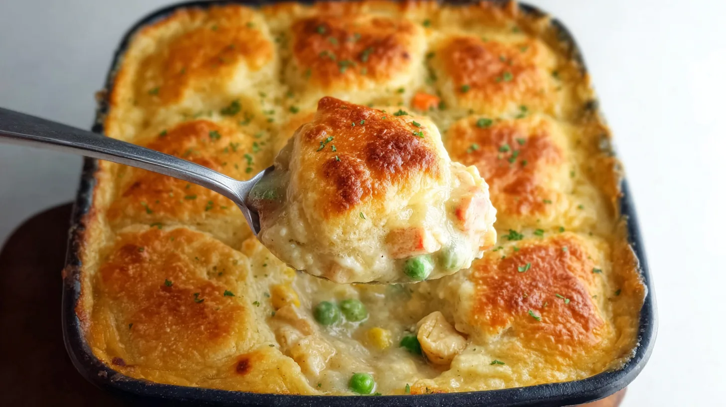 chicken pot pie with red lobster biscuits