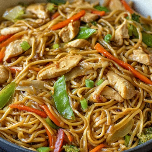 chicken lo mein recipe