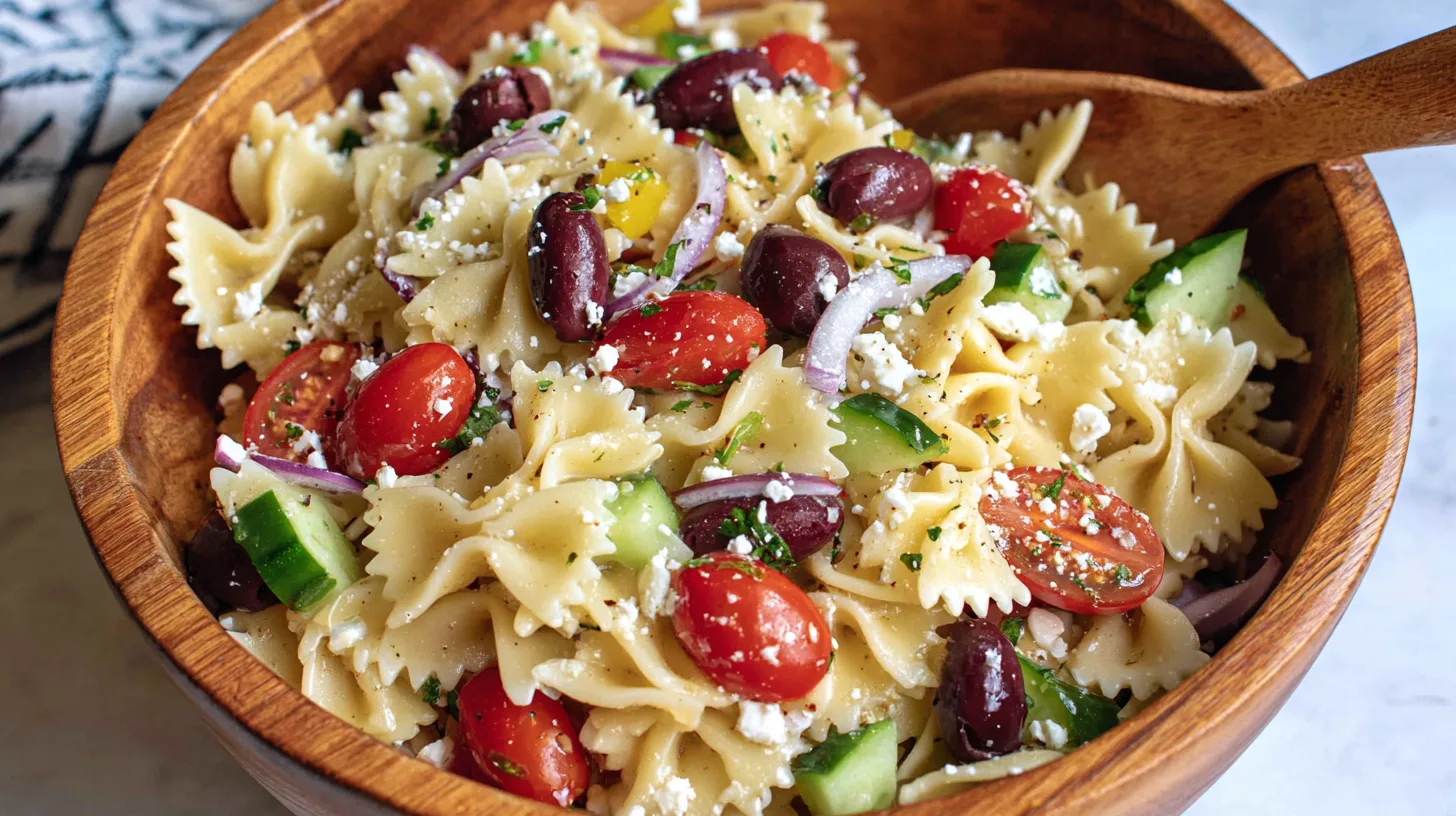 Greek Pasta Salad Recipe