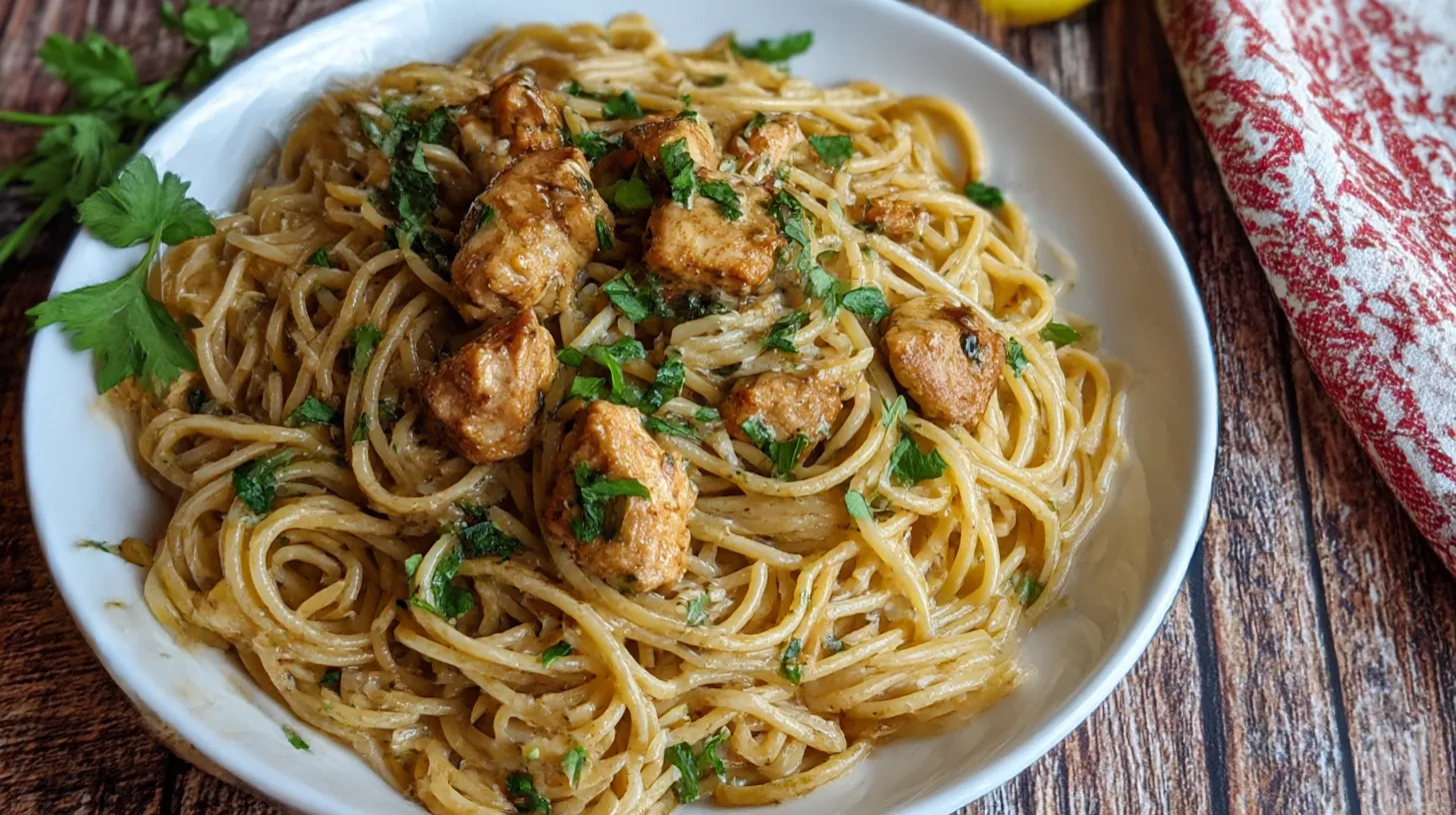 Garlic Butter Chicken Pasta