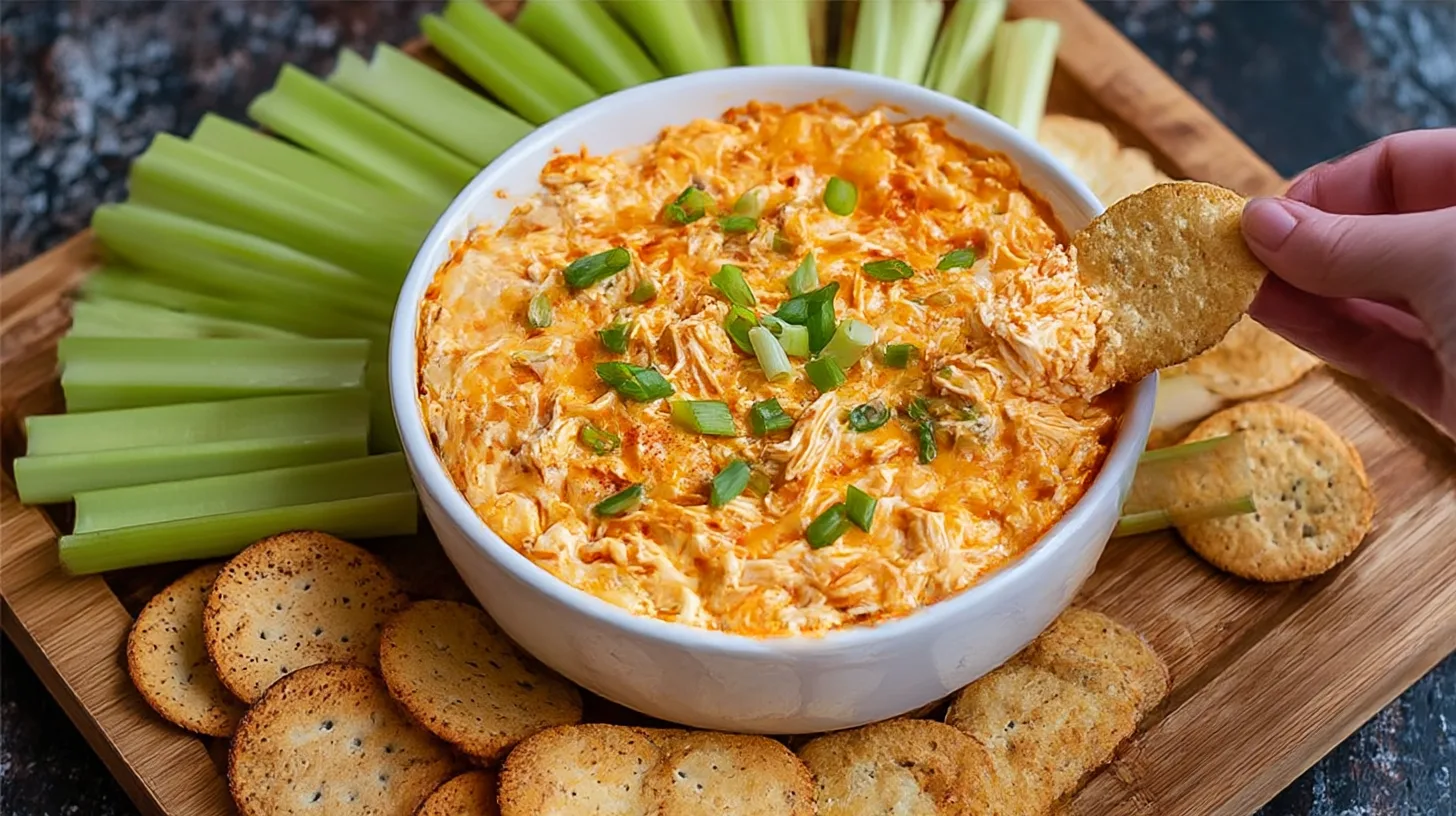 Slow Cooker Buffalo Chicken Dip recipe