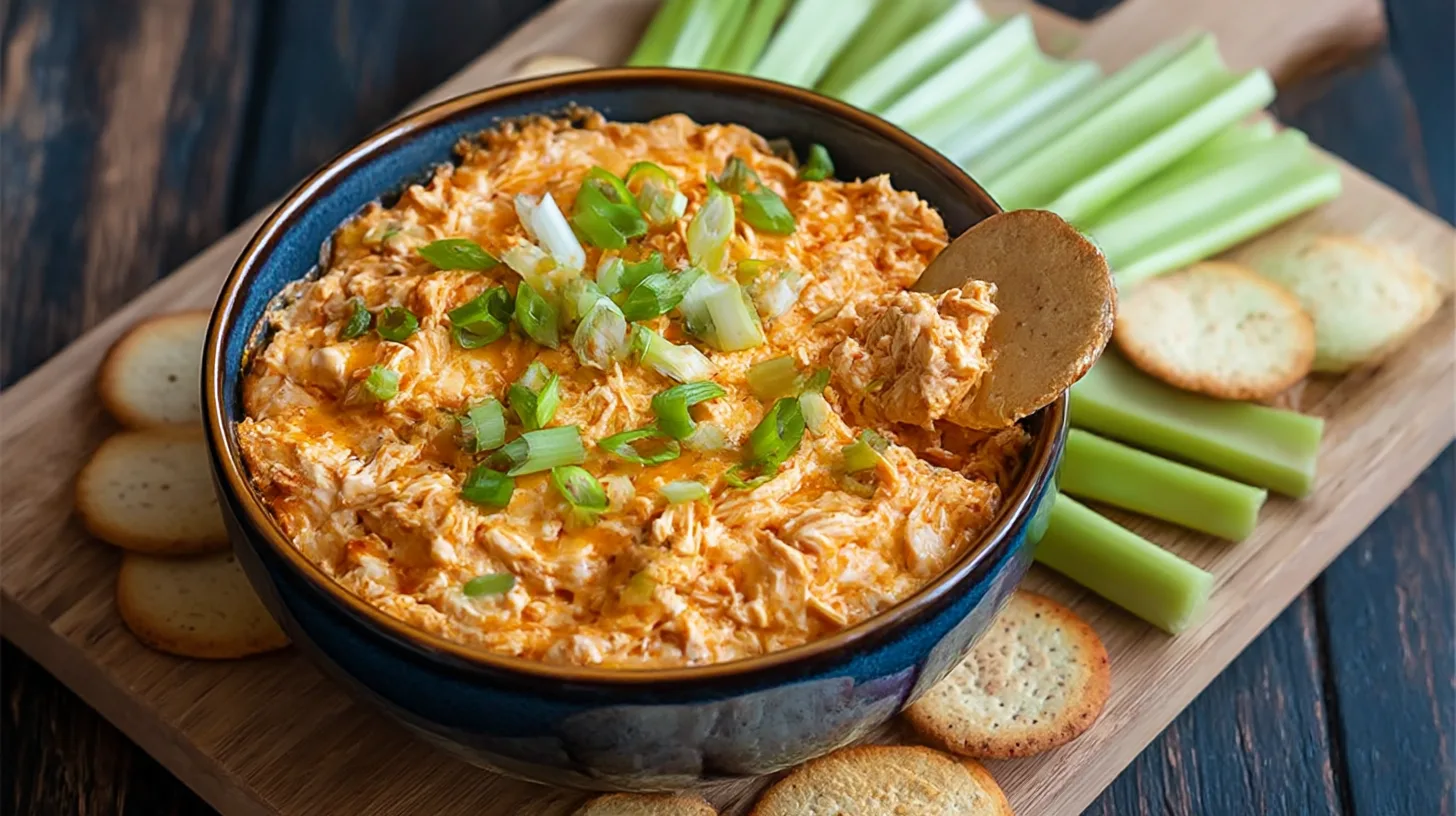 BEST Slow Cooker Buffalo Chicken Dip