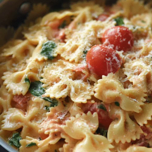 Creamy Bowtie Pasta with Parmesan Delight