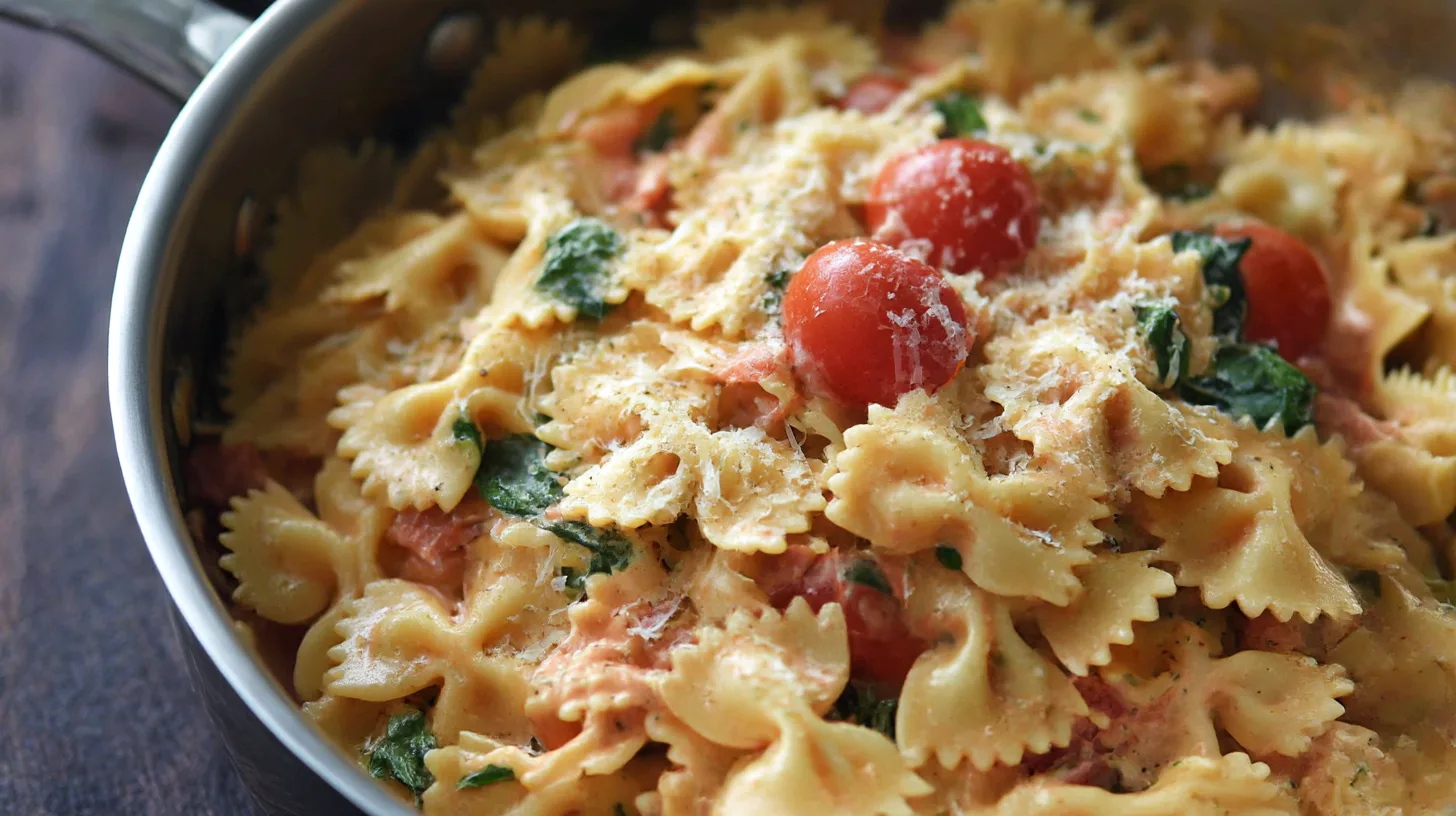 Creamy Bowtie Pasta with Parmesan Delight