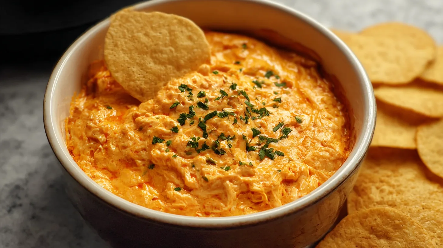 Crock Pot Buffalo Chicken Dip
