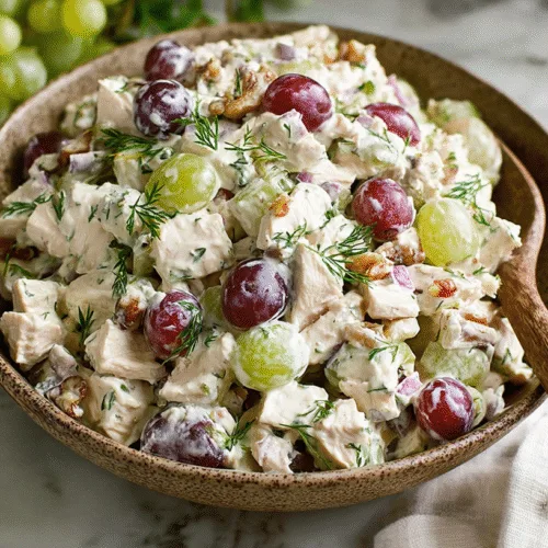 chicken salad with grapes