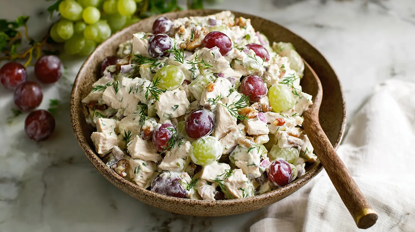 chicken salad with grapes