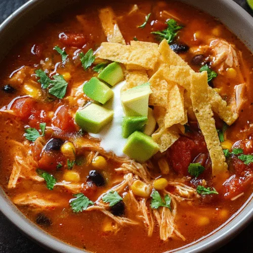 chicken tortilla soup recipe