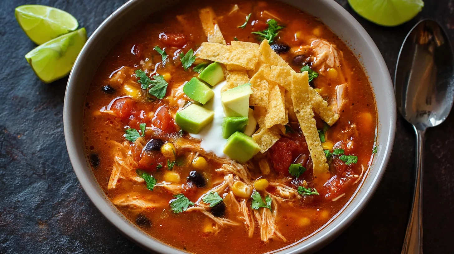 chicken tortilla soup recipe