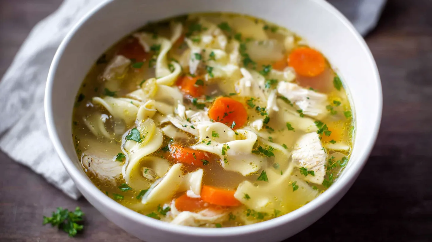 healthy best chicken noodle soup recipe 2025