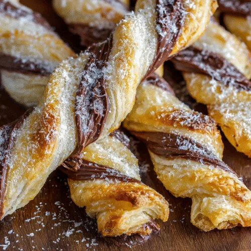 Puff Pastry Nutella Twists