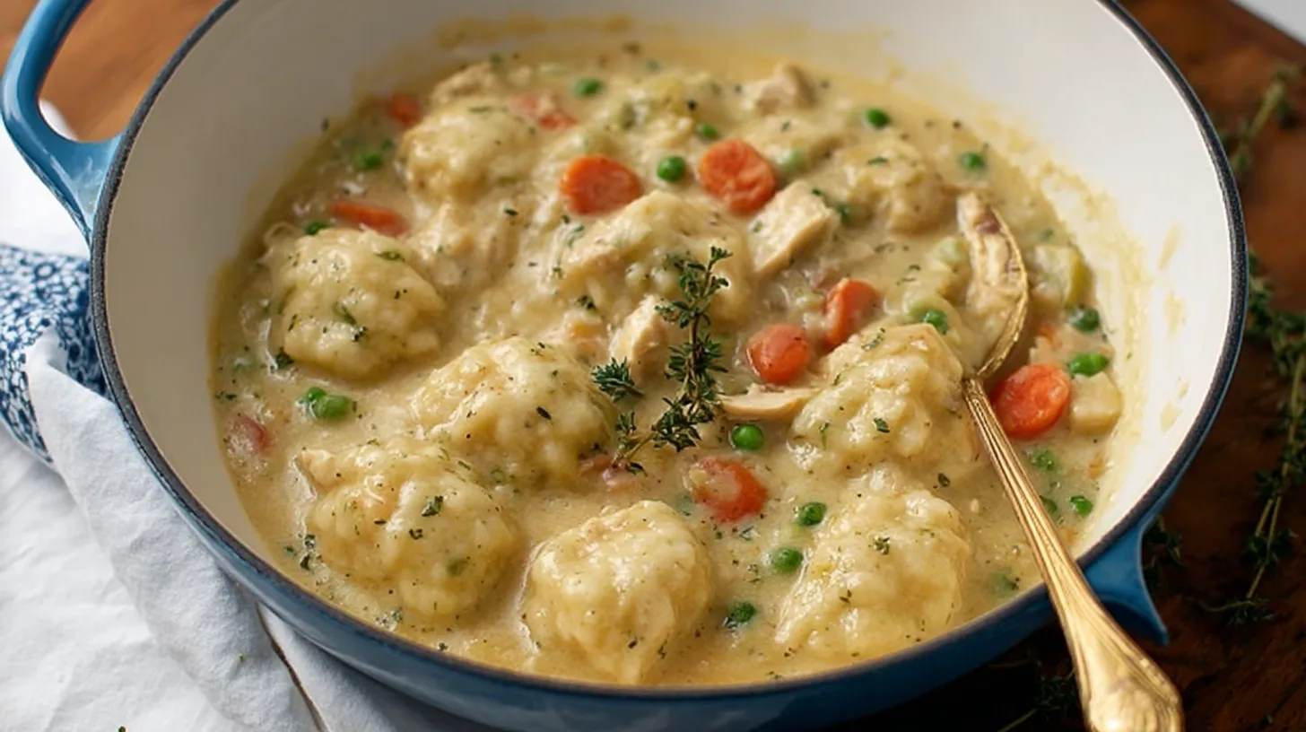 Homemade Chicken and Dumplings