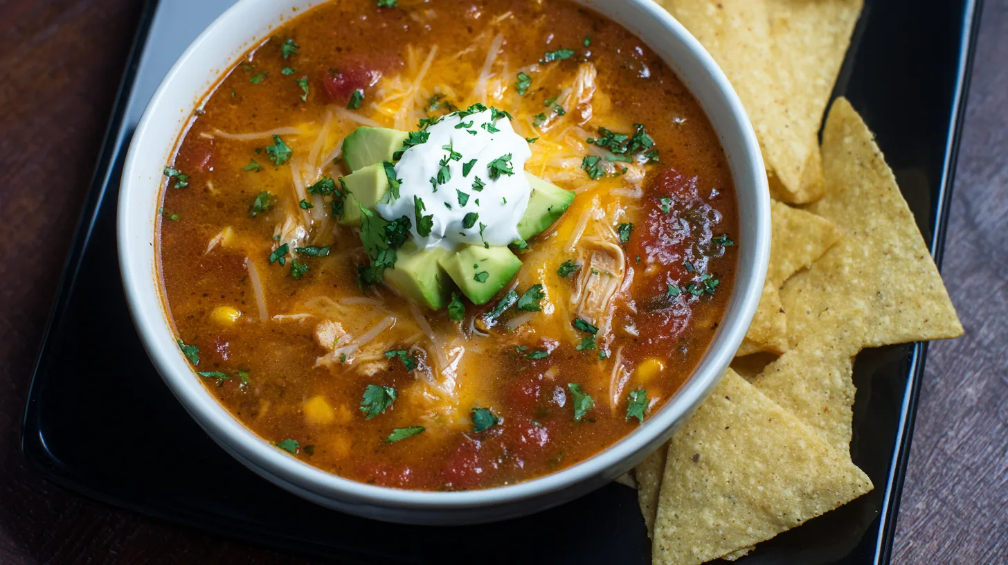 Easiest Chicken Tortilla Soup Recipe